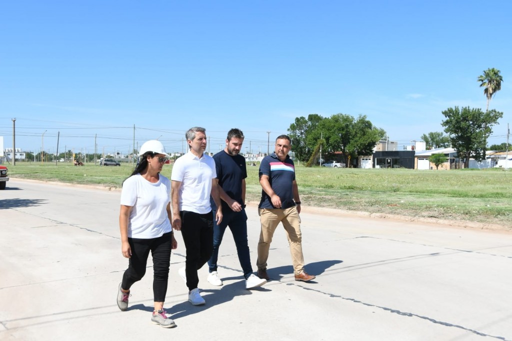 Bernarte habilitó la pavimentación de más calles en el noroeste de la ciudad