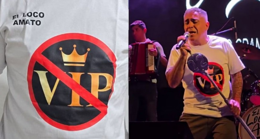 El Loco Amato : “En el cuarteto somos todos iguales” y apuntó contra los espacios VIP