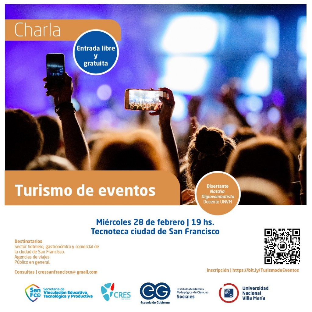 El municipio organiza una charla gratuita sobre “Turismo de Eventos”