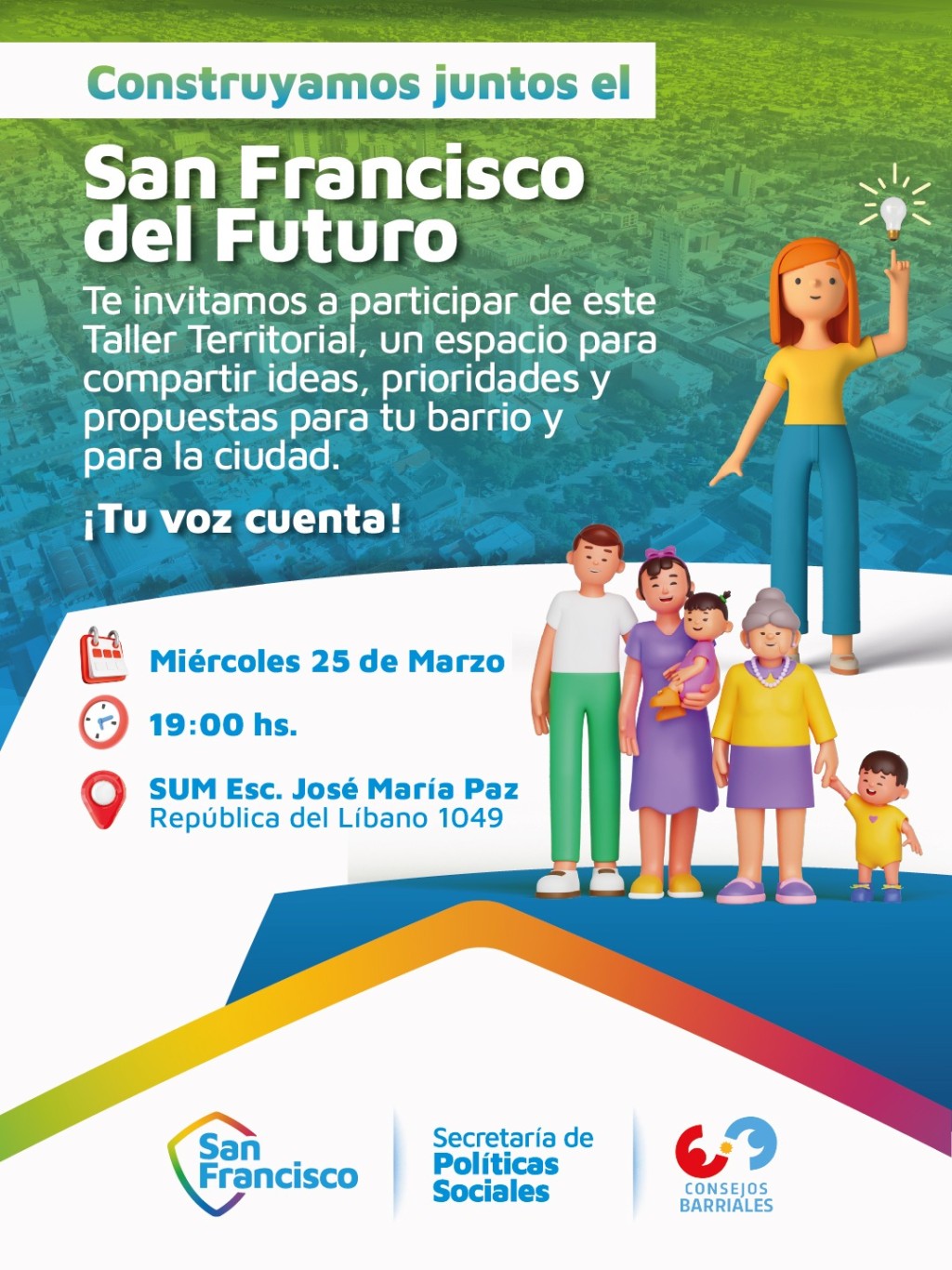 San Francisco pone en marcha un programa participativo para construir el futuro de la ciudad junto a la comunidad