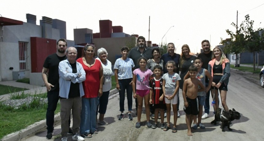 Nuevas luminarias LED en el Loteo Procrear en barrio La Milka