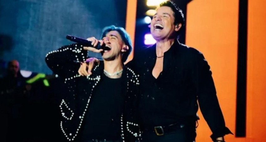 Luck Ra fue invitado de Chayanne en C&oacute;rdoba y cantaron &ldquo;Un siglo sin ti&rdquo;