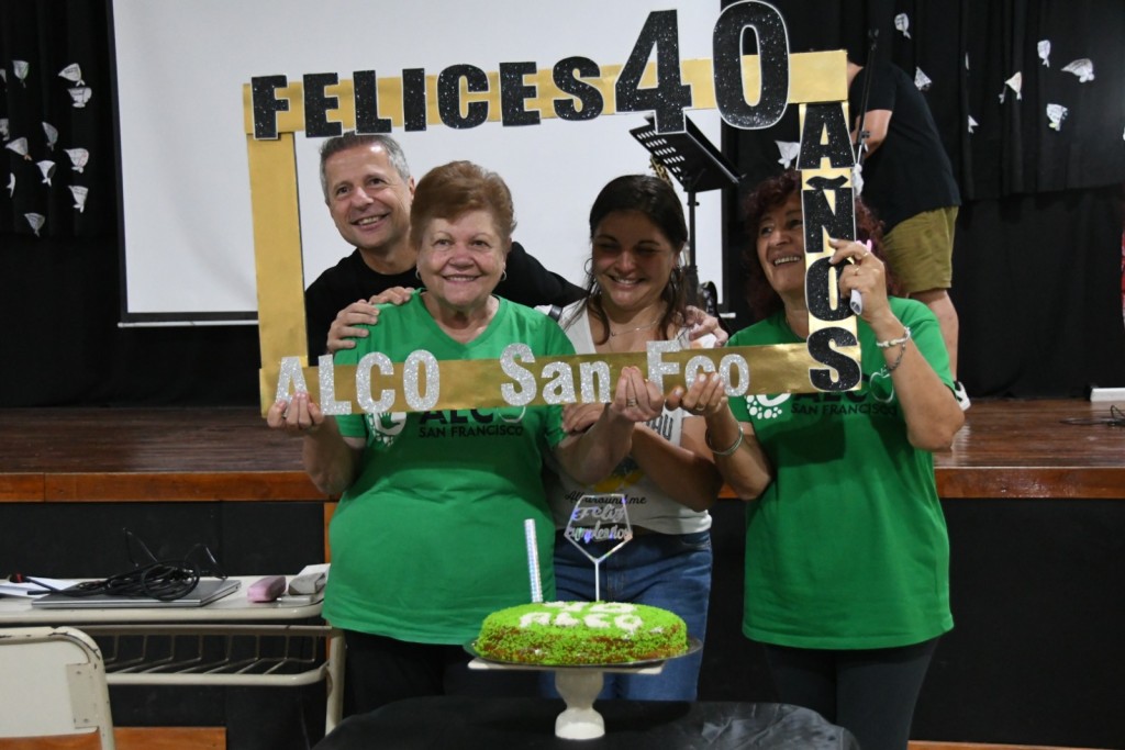 Alco San Francisco celebr&oacute; 40 a&ntilde;os dando pelea a la obesidad