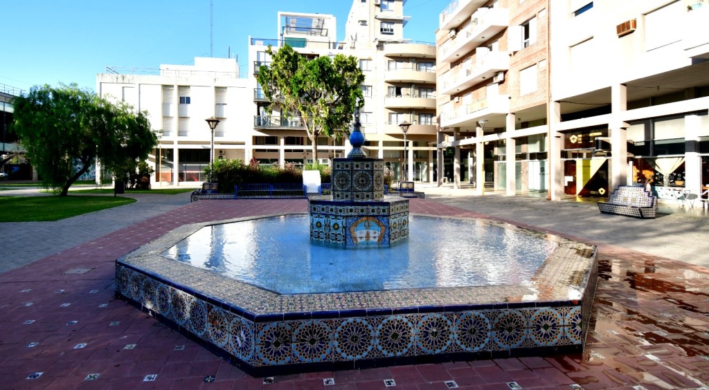 Se puso en marcha la fuente de la plazoleta Rinc&oacute;n Espa&ntilde;ol