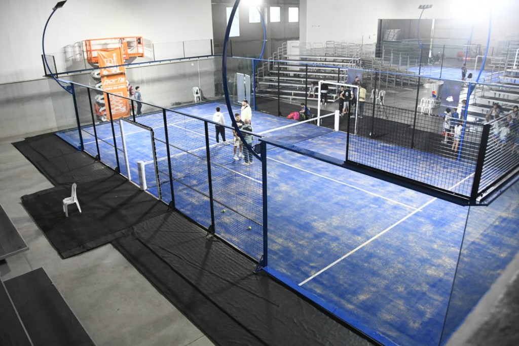 Todo listo en el Superdomo para disfrutar del mejor p&aacute;del en San Francisco.