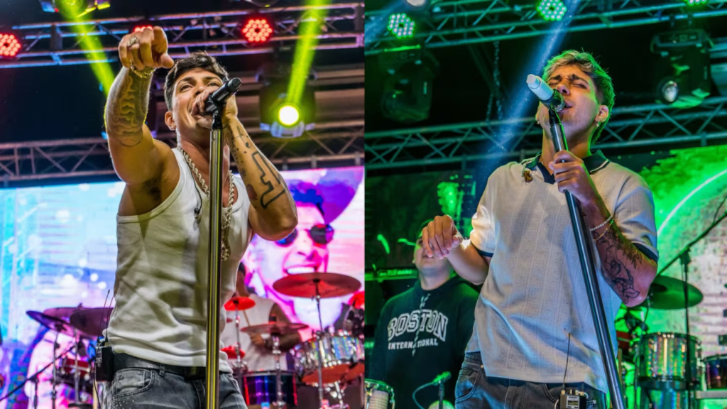 Fer Olmedo y Joaco Mart&iacute;n sorprendieron cantando cl&aacute;sicos de Ulises Bueno.