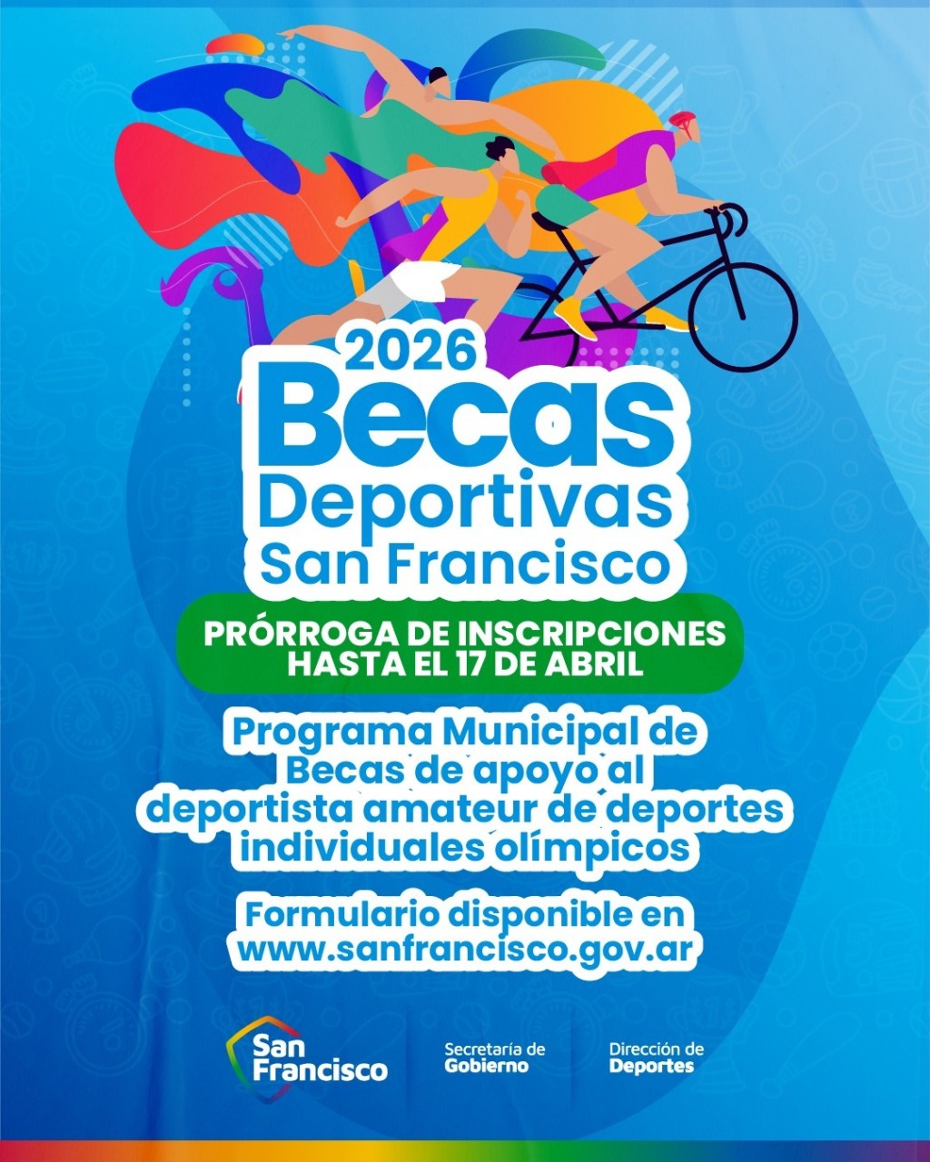 Se prorrogan las inscripciones a las becas de apoyo al deportista amateur para 2026.