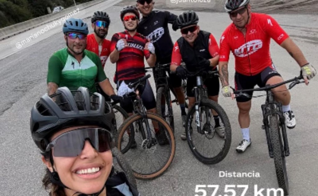 Nadie los ten&iacute;a as&iacute;: Fede Herrera y Euge Quevedo en modo ciclistas.