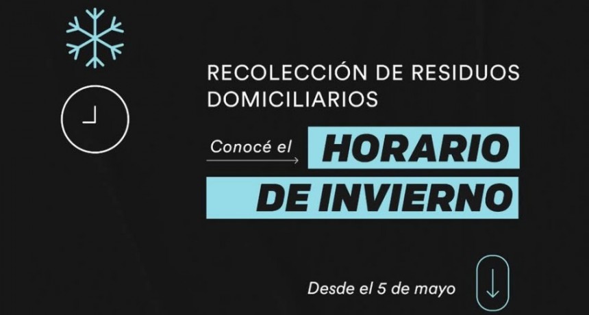 Cambio en el horario de la recoleccion de residuos en Frontera
