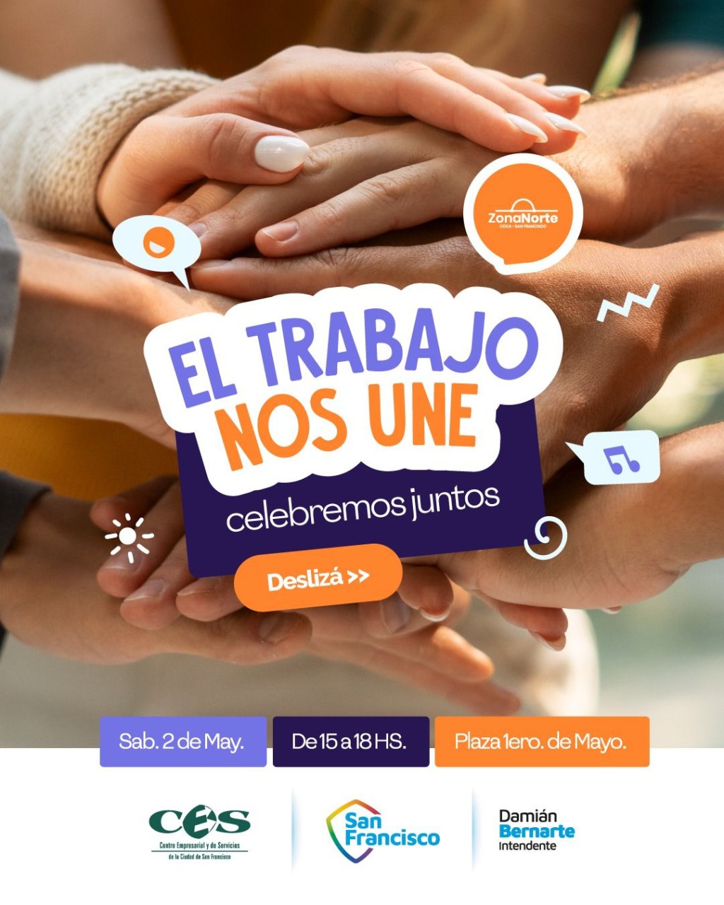 Municipio y CES se unen para celebrar el D&iacute;a del Trabajador.