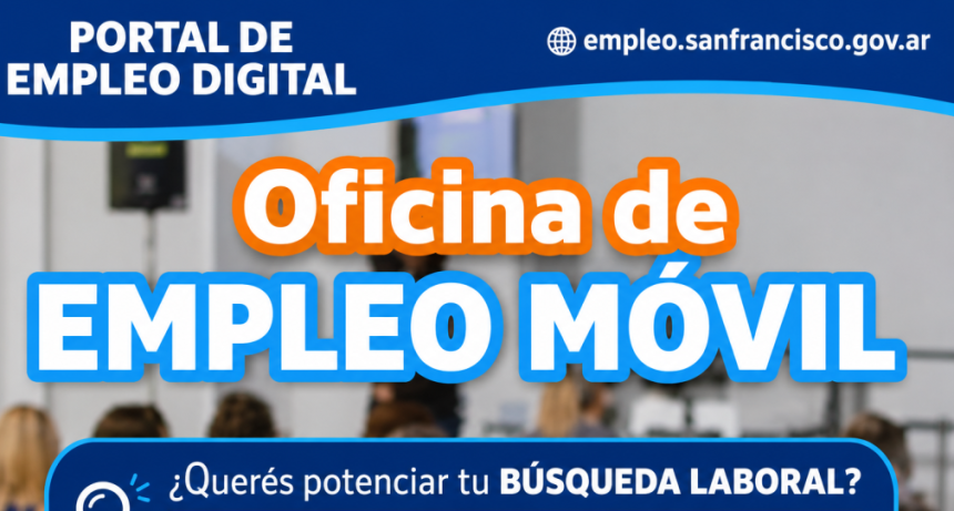 La Oficina de Empleo M&oacute;vil llega ma&ntilde;ana a Barrio Jard&iacute;n.