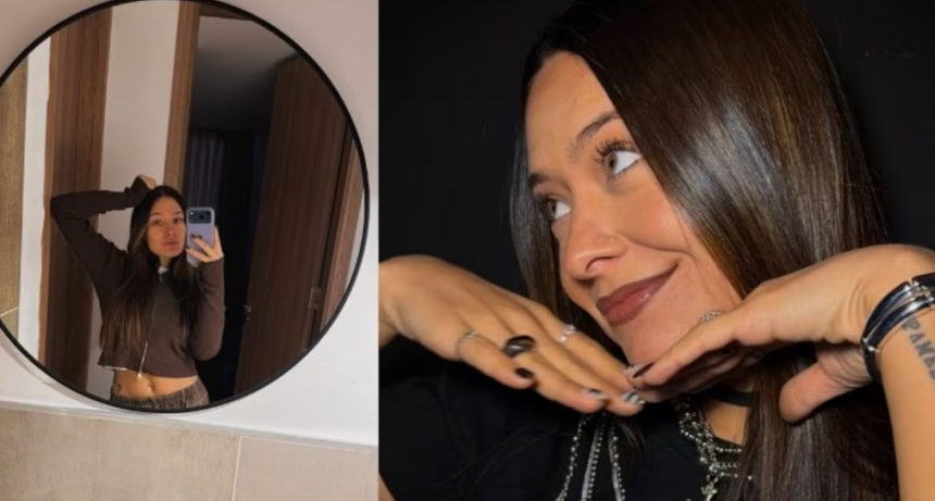 Valentina M&aacute;rquez mostr&oacute; una divertida postal de maternidad con su hijo Vicente en el ba&ntilde;o.