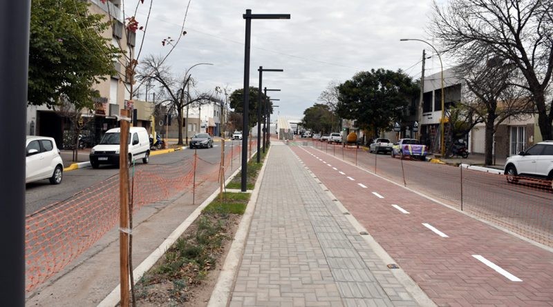 San Francisco se prepara para inaugurar la revalorizaci&oacute;n del Bv. 9 de Julio, senda peatonal y bicisenda en altura