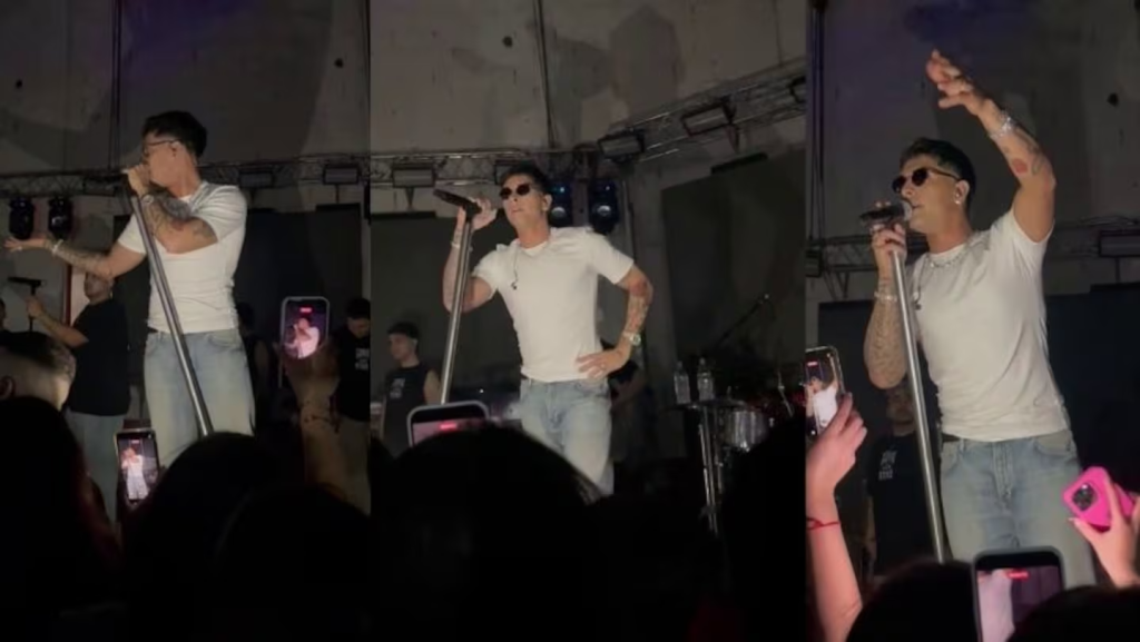 Fer Olmedo se enoj&oacute; por un corte de luz en pleno baile y pidi&oacute; disculpas a su p&uacute;blico: &rdquo;Me siento avergonzado".