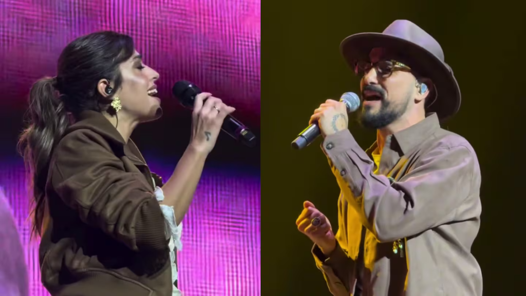 Euge Quevedo y Abel Pintos sorprendieron en Fiesta FA y cantaron juntos una chacarera.