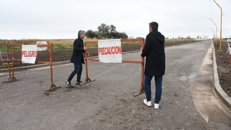 Bernarte habilit&oacute; la ampliaci&oacute;n de calle Espa&ntilde;a.