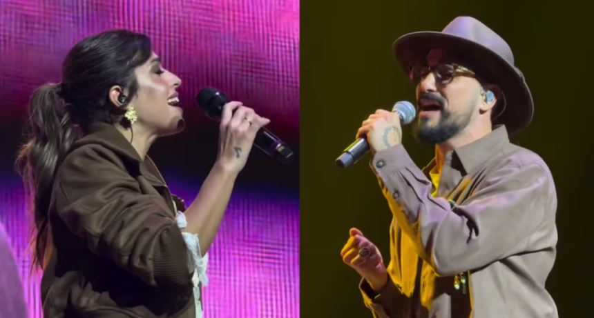 Euge Quevedo y Abel Pintos sorprendieron en Fiesta FA y cantaron juntos una chacarera.