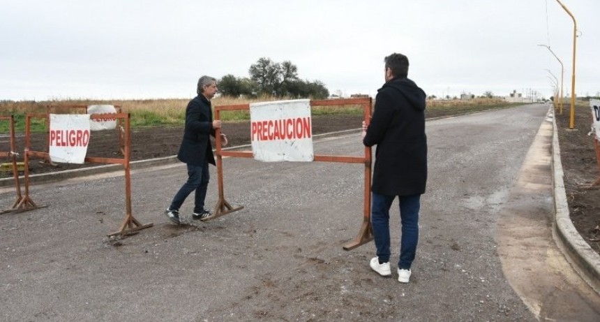 Bernarte habilit&oacute; la ampliaci&oacute;n de calle Espa&ntilde;a.