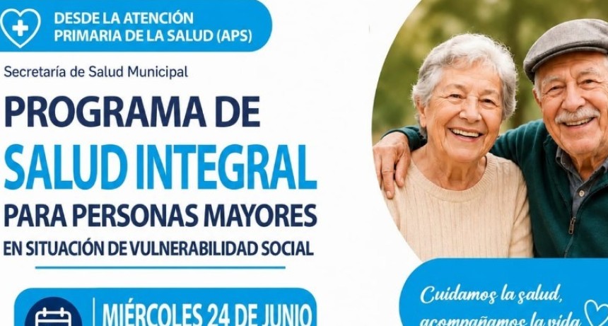 El Programa de Salud Integral para Personas Mayores en Situaci&oacute;n de Vulnerabilidad Social llega a barrio San Cayetano.