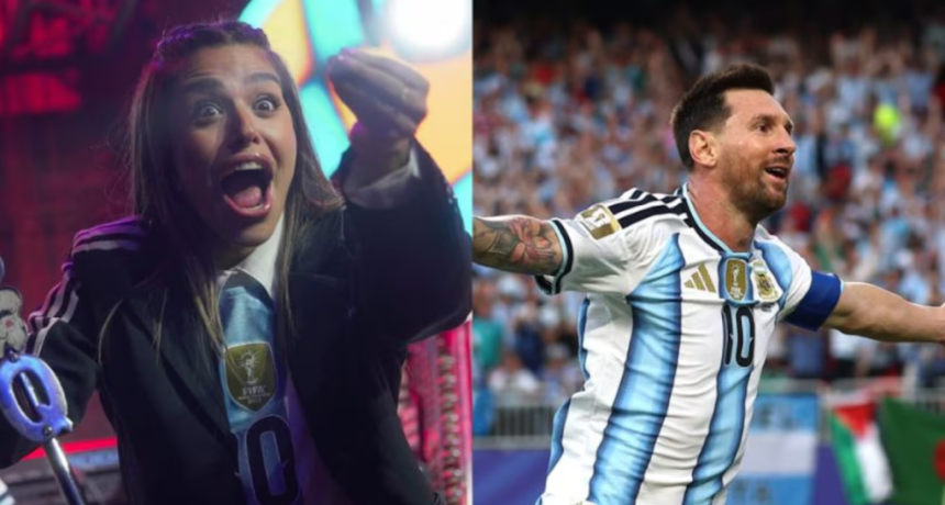 Euge Quevedo enloqueci&oacute; con la victoria de Argentina y se lo dedic&oacute; a los anti-Messi.