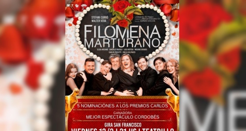 Filomena Marturano encabeza la programaci&oacute;n de El Teatrillo.