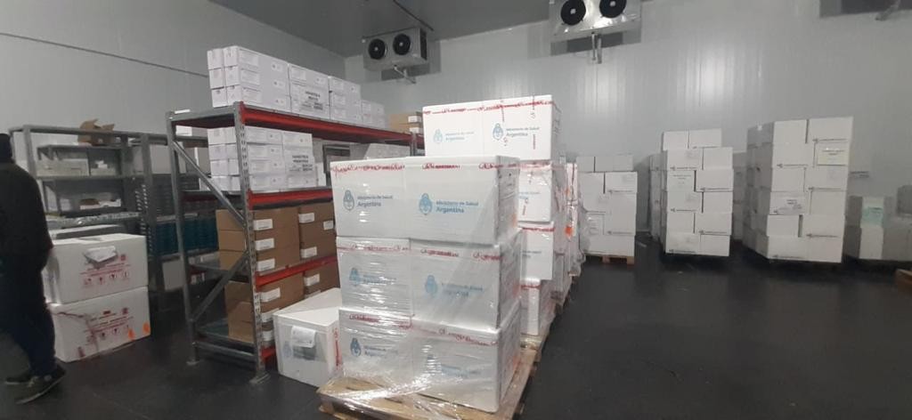 Córdoba recibió más de 60 mil vacunas Sinopharm