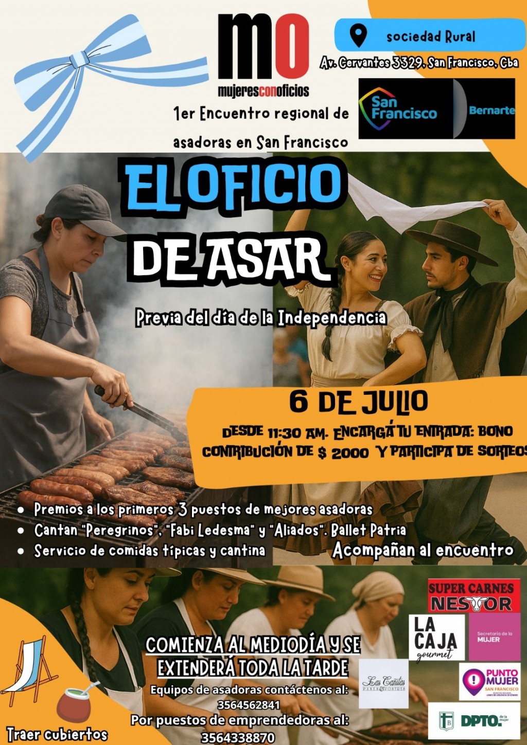1° Encuentro Regional de Asadoras en San Francisco: “El Oficio de Asar”