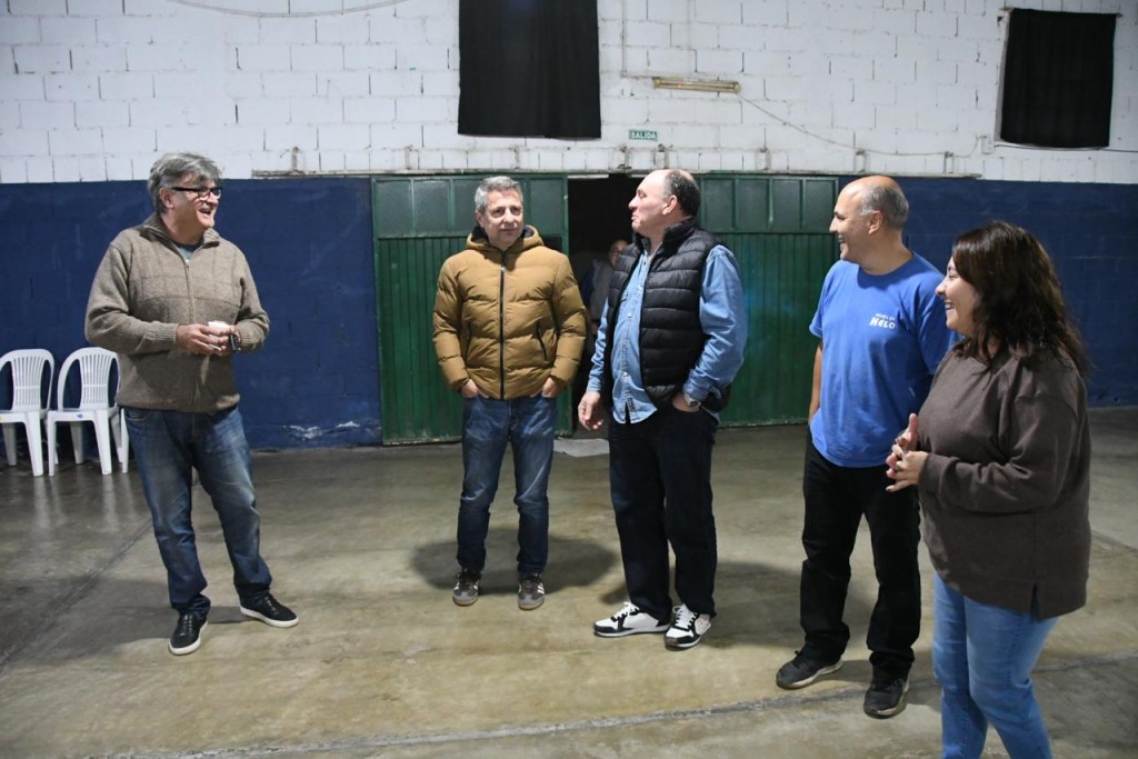 El trabajo conjunto con los centros vecinales se profundiza día a día