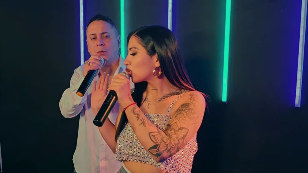Diego Olmos y Lourdes Montiel reversionaron un tema de Pimpinela al ritmo del cuarteto