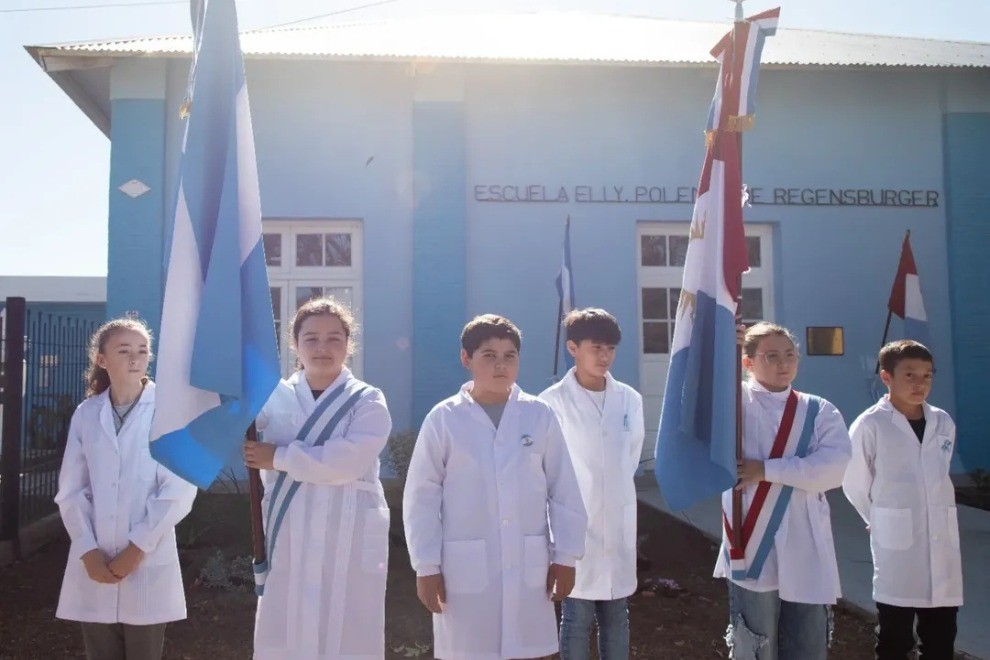 C&oacute;rdoba refuerza su pol&iacute;tica educativa federal con obras edilicias en la escuela de Cavanagh.