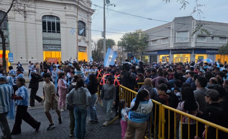 Finaliz&oacute; con &eacute;xito el operativo de seguridad por los festejos de la Selecci&oacute;n Argentina en San Francisco.