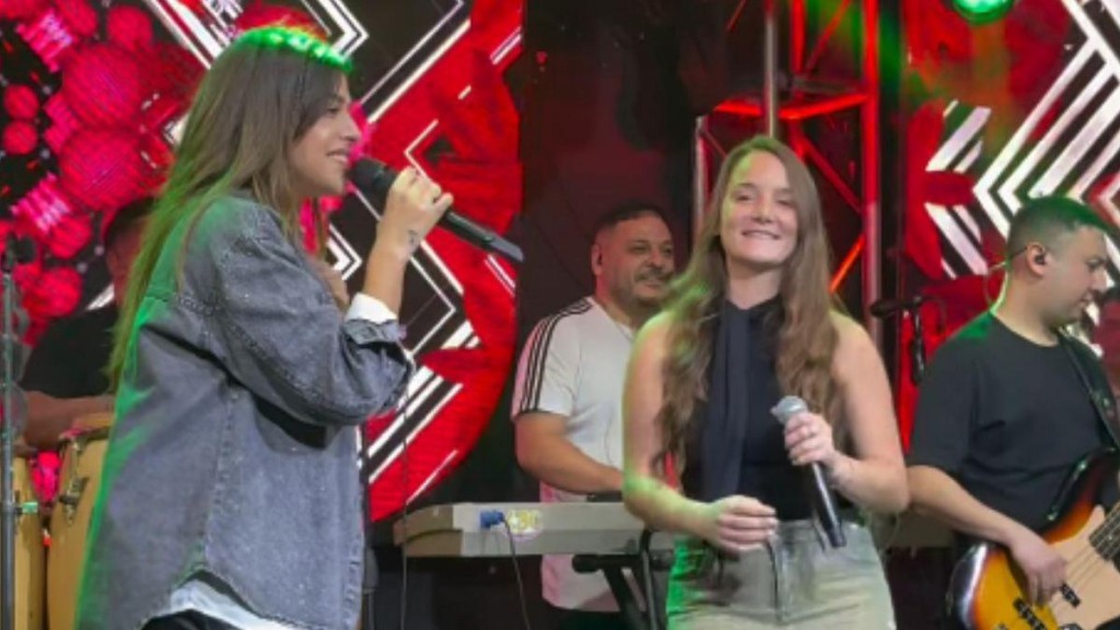 Euge Quevedo prometi&oacute; y cumpli&oacute;: invit&oacute; a una joven cantante al escenario.