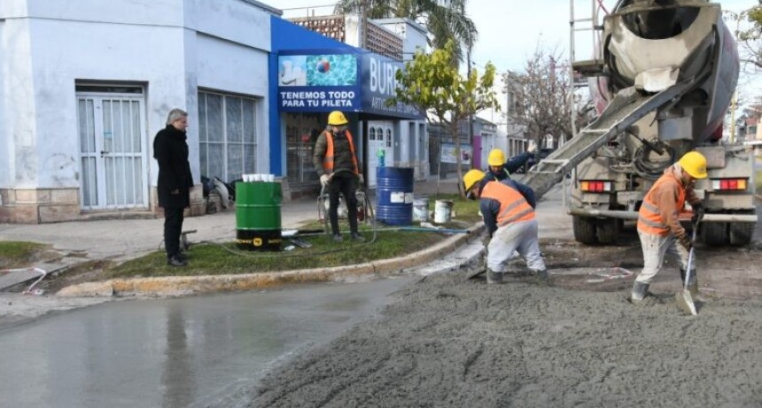 Avanza la etapa final del Plan Integral de Arreglo de Calles sobre Av. Libertador Norte.
