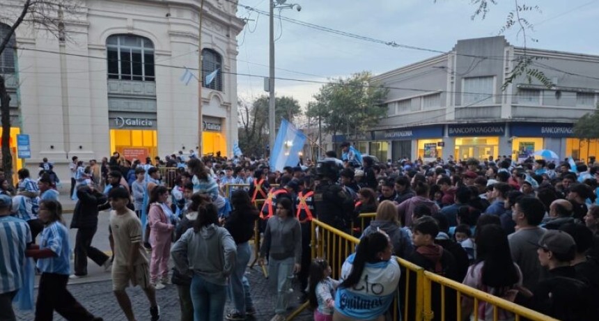 Finaliz&oacute; con &eacute;xito el operativo de seguridad por los festejos de la Selecci&oacute;n Argentina en San Francisco.