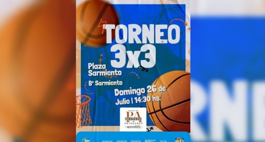 La Plaza Sarmiento recibir&aacute; un nuevo torneo de basquet 3x3.