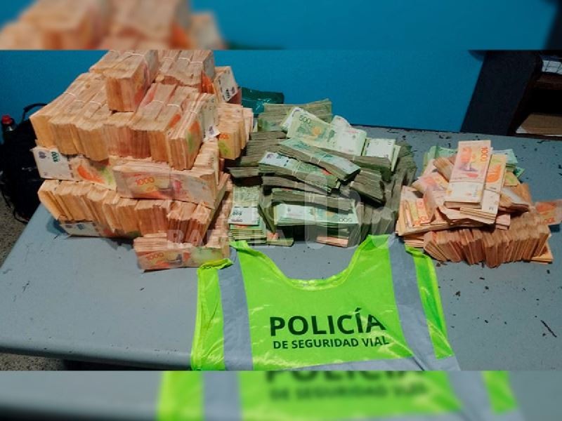 Josefina: detuvieron a sanfrancisqueño con más de $26 millones tras evadir un control policial