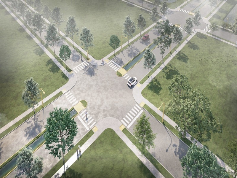 La Arbolada avanza con obras de infraestructura y consolida el desarrollo del futuro loteo municipal.