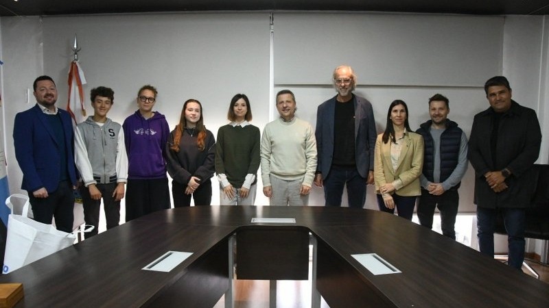 Bernarte recibi&oacute; a la comitiva italiana que particip&oacute; del proyecto internacional FRI. SA. LI. World .