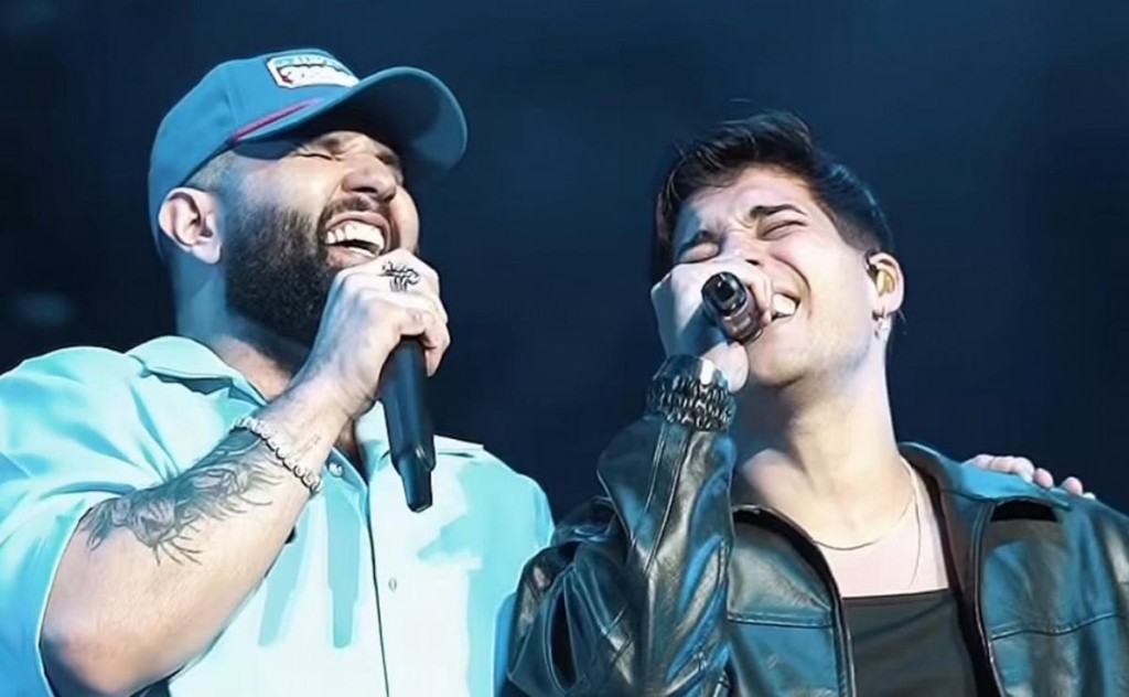 &iexcl;Momento so&ntilde;ado! Joaco Mart&iacute;n de Desakta2 cant&oacute; con Car&iacute;n Le&oacute;n en el Movistar Arena.