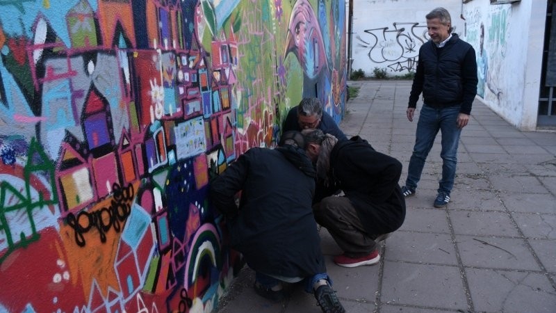 Bernarte destac&oacute; las obras que se llevaron a cabo en el barrio Roque S&aacute;enz Pe&ntilde;a.
