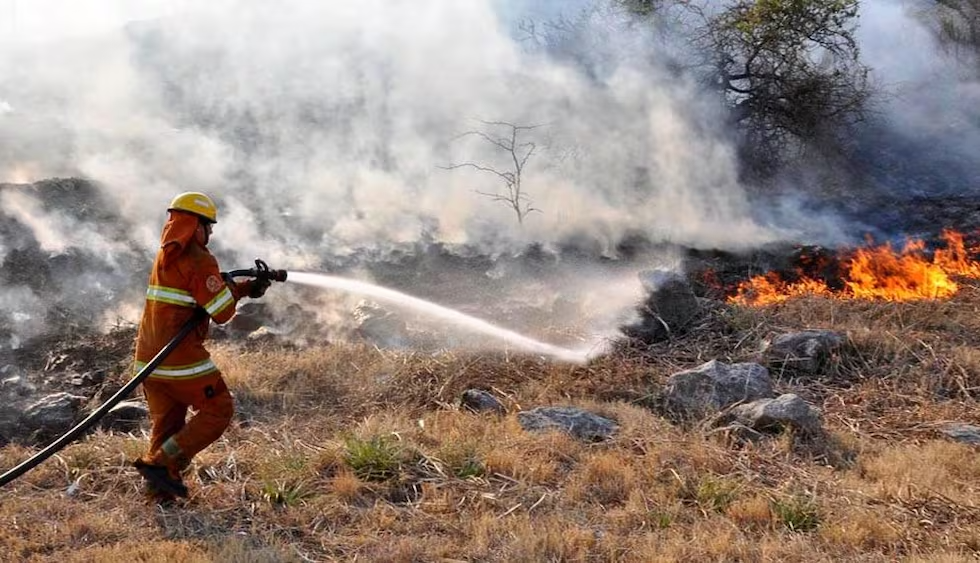 C&oacute;rdoba en alerta: advierten que el riesgo de incendios forestales ser&aacute; muy alto.
