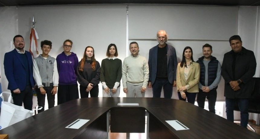 Bernarte recibi&oacute; a la comitiva italiana que particip&oacute; del proyecto internacional FRI. SA. LI. World .
