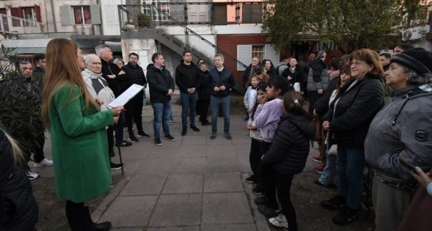 Bernarte inaugur&oacute; la sede del Consejo Barrial de Prevenci&oacute;n y Convivencia en barrio Roque S&aacute;enz Pe&ntilde;a.