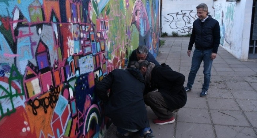 Bernarte destac&oacute; las obras que se llevaron a cabo en el barrio Roque S&aacute;enz Pe&ntilde;a.