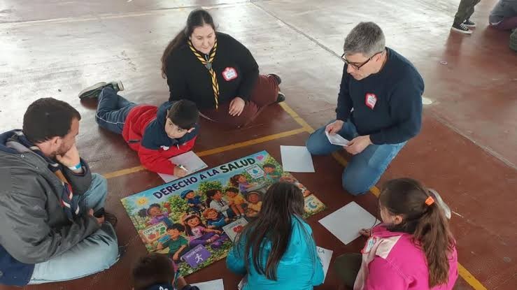 El Centro Preventivo RAAC llev&oacute; actividades sobre derechos de las infancias al encuentro regional de Scouts.