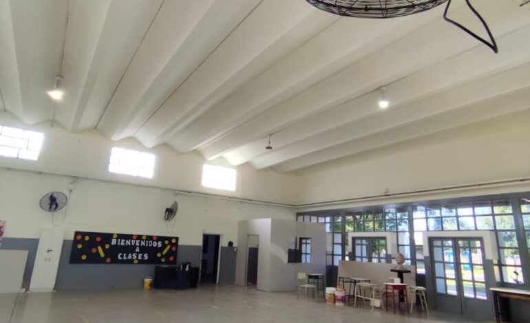 La Escuela Luc&iacute;a Vaira de Aimetta suma mejoras edilicias a trav&eacute;s del FoDeMEEP.