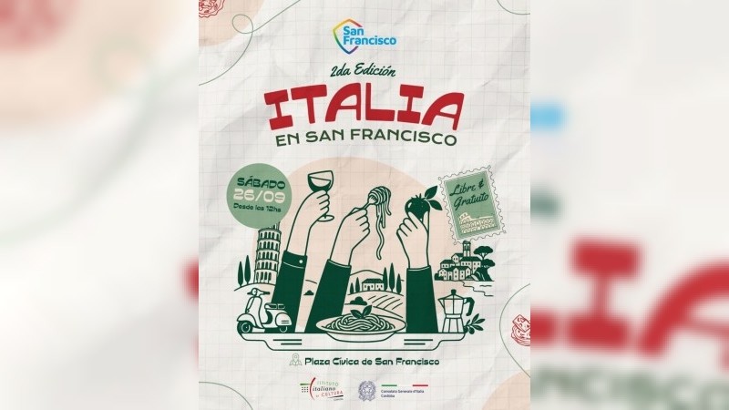 Todo listo para vivir una jornada bien italiana en San Francisco.
