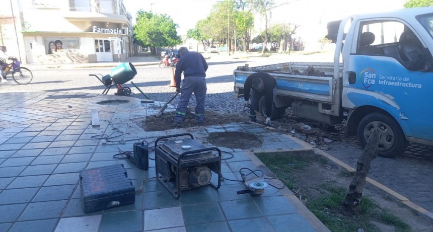 Avanza la última etapa del plan de construcción de rampas de accesibilidad en distintos puntos de la ciudad