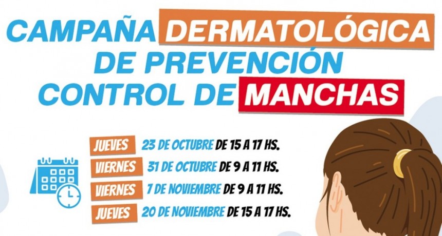 Municipio impulsa campaña “Tu piel también habla: aprendé a escucharla”