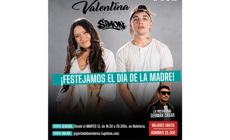 Valentina M&aacute;rquez y Sim&oacute;n se presentar&aacute;n en San Francisco para celebrar el D&iacute;a de la Madre.